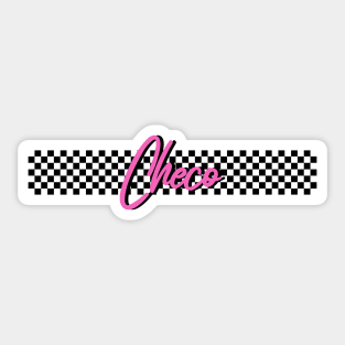 Race Flag Design 2 - Checo, Sergio Pérez Sticker